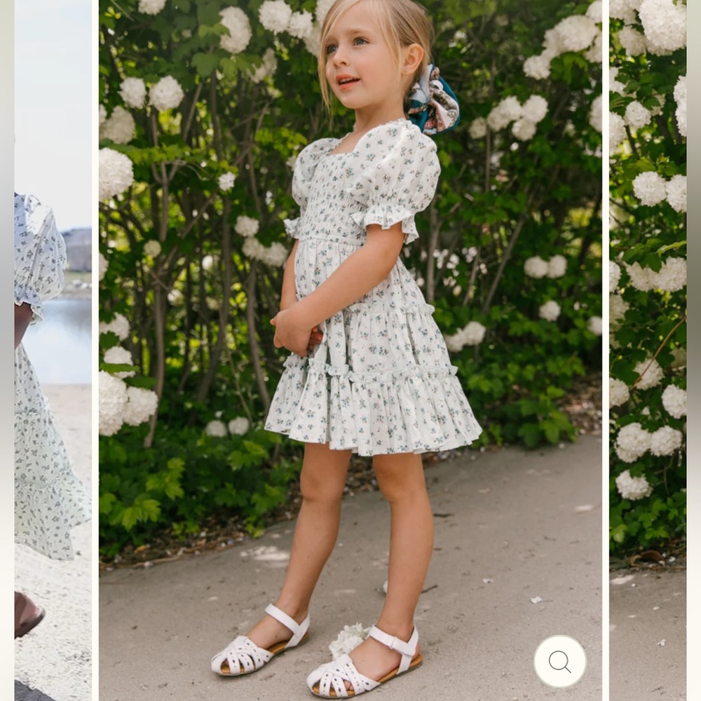 MINI MADELINE DRESS IN BLUE